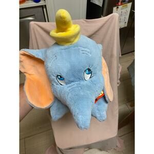Disney Parks Dumbo Pillow Pal Plush Flying Elephant Pet Dream Friends 20 inch